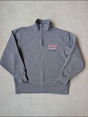Miami University Gray Quarter-Zip Sweatshirt